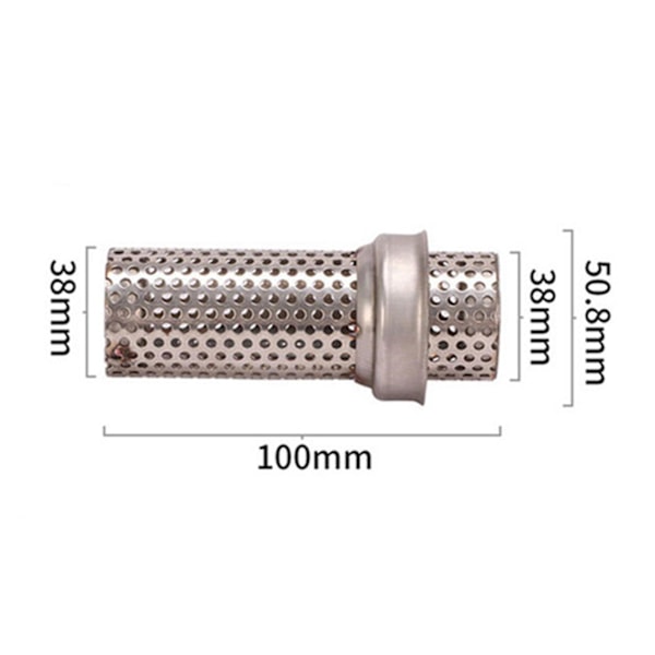 2 stk 51mm Universal motorsykkel eksos lyddemper Db Killer-lyddemper støylyddemper Mesh Db K