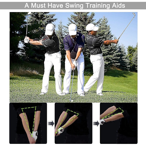 Golf Smart Ball, Swing Training Aids, Portable Impact Ball Ultra-light, Inflatable Posture Correction Tool With Inflator Included