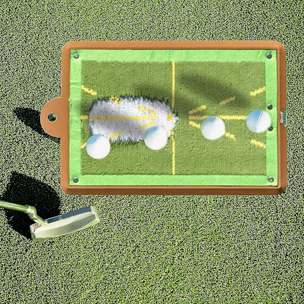 Golfträningsmatta för svingdetektering, Premium Golf Impact Mat, Path Feedback Golf Practice Mats