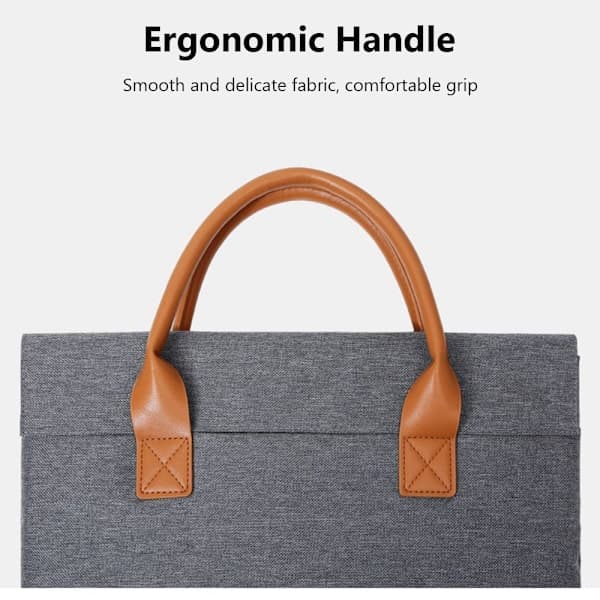 13 14 15 tommer Laptop Sleeve Håndtaske SORT 14 tommer - spotudsalg
