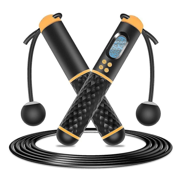 Speed Rope With Counter, Adjustable Length Skipping Rope With Ball Bearings, Non-slip Handles