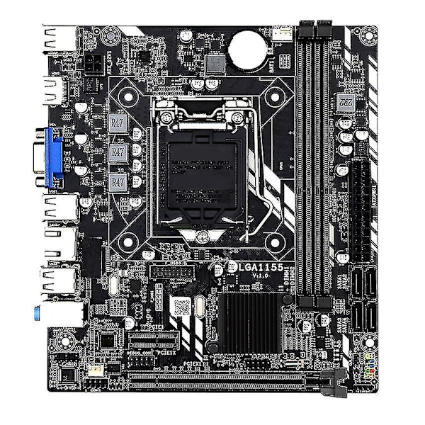 Lga 1155 Bundkort til Core I7 / I5 / I3 / Pentium / Celeron Lga1155 Ddr3 Matx Bundkort H61