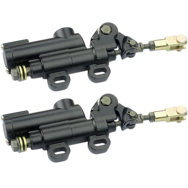 2x Universal Motorcycle Rear Hydraulic Brake Master Cylinder Pump For Atv Dirt Bike