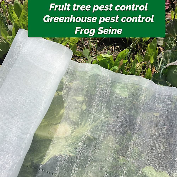 Trädgårdsnät, 2,5 x 10 m, Trädgårdsnät för växter, Skyddsnät mot insekter, Grönsaker