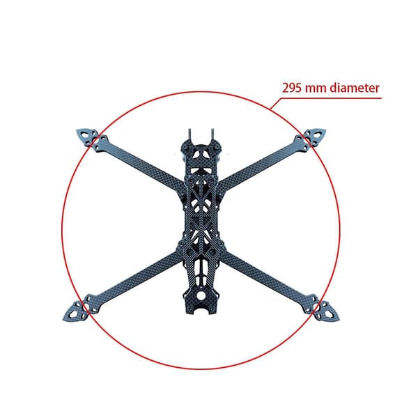 Mark4 7 Tum Bärbar Smidig Kolfiber Hd Version Rack Drönare Fpv Kolfiberdrönare, med Pri