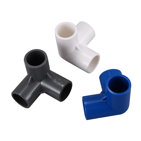 32 stk plast PVC 20mm slange T-kobling 3-veis skjøt for hage vanning rør adapter T