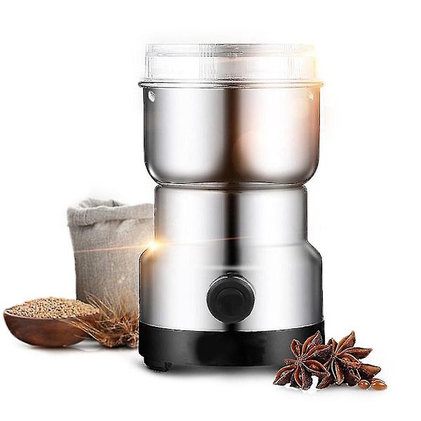 220v Elektrisk Kaffekvarn Slipning Malning Bönor Nöt Krydda Matt Mixer Kopp