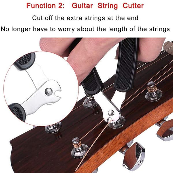 Guitarværktøj Pin Puller String Winder Pin Remover String Cutter Sæt