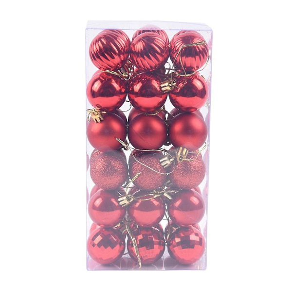 Julgranskulor Shatterproof Julgransprydnad Set Julgranskulor Dekoration Ny Lila