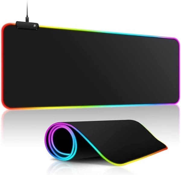 Mouse Pad - Gaming Mouse Pad - Halkfri gummibas för datortangentbord - Svart