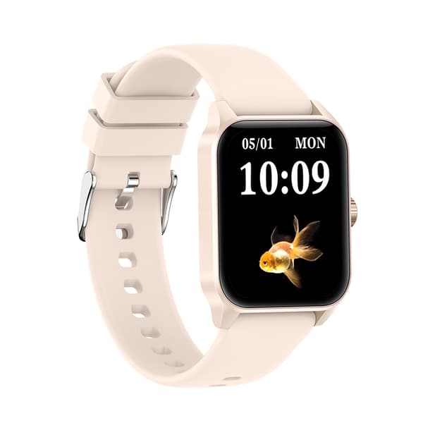 Älykello Bluetoothilla ja terveyden seurannalla Beige Beige