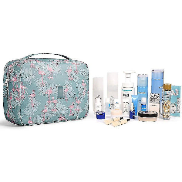 1 X Hængende Toiletpose - Stor Kosmetik Makeup Rejse Organizer (blå)
