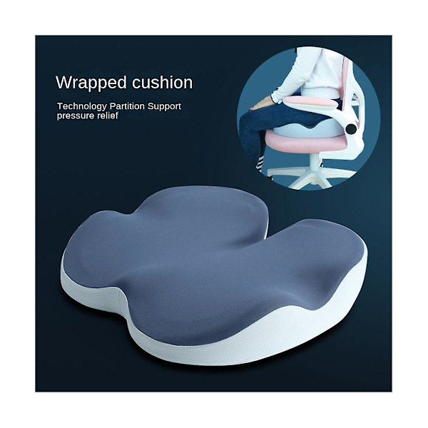 Komfortabel Memory Foam Slow Rebound Pude Bil Kontorstol Pude Egnet Til Stillesiddende Haleben