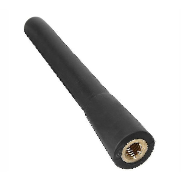 Mini bilantenn 4 tum kort kolfiberradioantenn för de flesta bilar med skruv