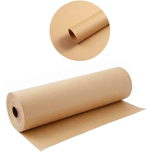 Kierrätetty luonnonmukainen ruskea voimapaperi - Voimapaperirulla - Täydellinen C:hen