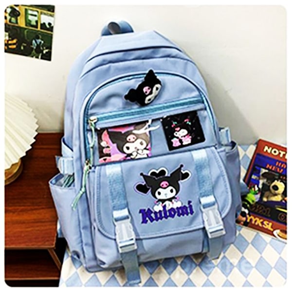San rio Kuromi Reppu Tyttö Muoti Suurikokoinen Koululaukku Blue
