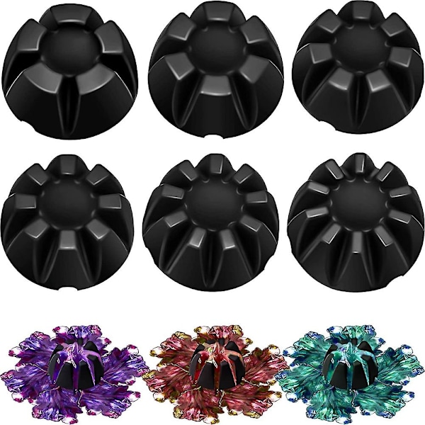 6 stk Blomster Hell Cup Akryl Hell Blomster Siler Hell Maling Tilbehør Sil Til Diy P