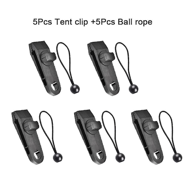 5/10/15 st presenningklämma tälttak klämma spänne utomhus vindrepklämmor återanvändbara markis vandring camping dra åt tillbehör 5 st set plus B