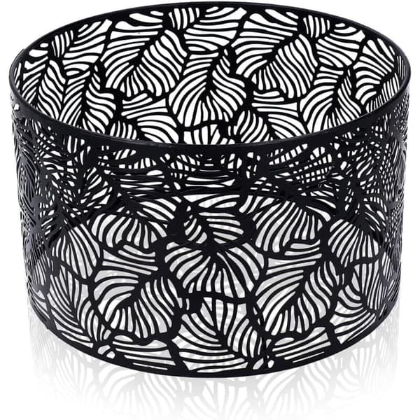 Moderne Universal Sort Tromle Lampeskærm til E14 E27 Pærer 25x16cm, Varmeafledningslampe