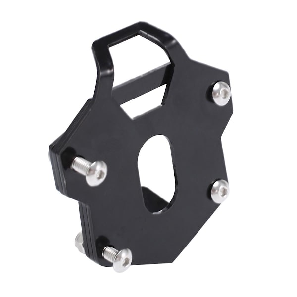 Motorcykel Kickstand Sidestand Stöd Förlängning Förstorare Pad För 2020 2021 2022(svart)