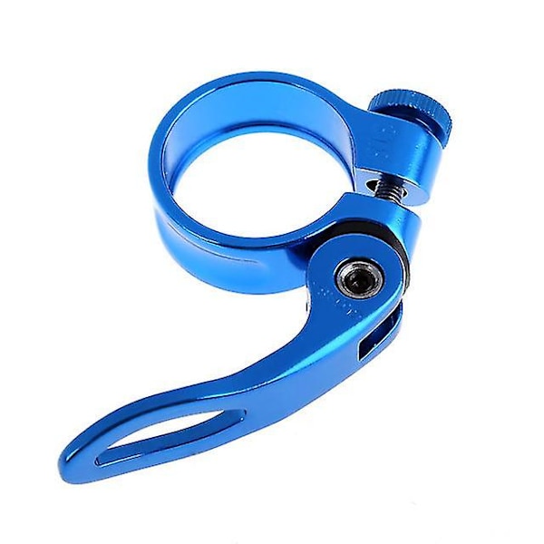 Snabbkopplingscykelstolpsklämma Aluminiumlegering Mtb-rörklämma (2 st, röd) -t