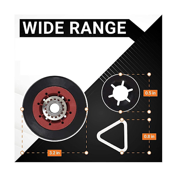 4392067rc 27-tommer tørretumbler reparationskit til Wpw10314173 tromle rulle 661570v bælte 279640 løbehjul rep
