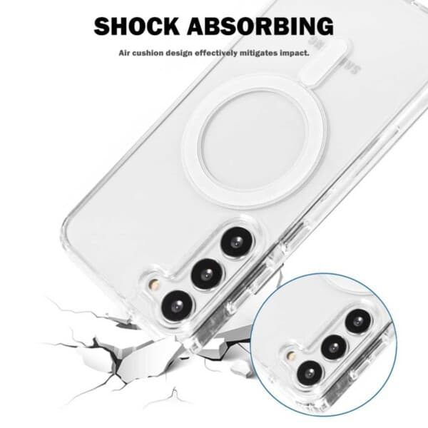 Galaxy S22 Magsafe Mobilskal Transparent