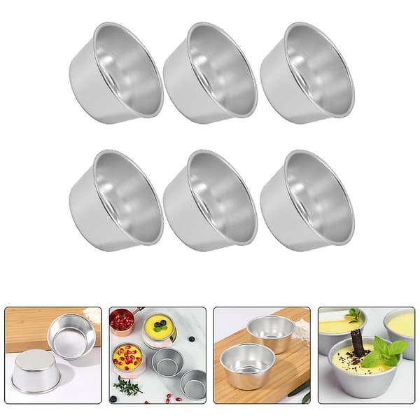 6 stk. Muffin kageforme Multifunktion Muffin kopper Metal bageforme Bage tilbehør