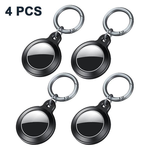 Läderfodral för Apple Air Tag Tracker, 4-pack
