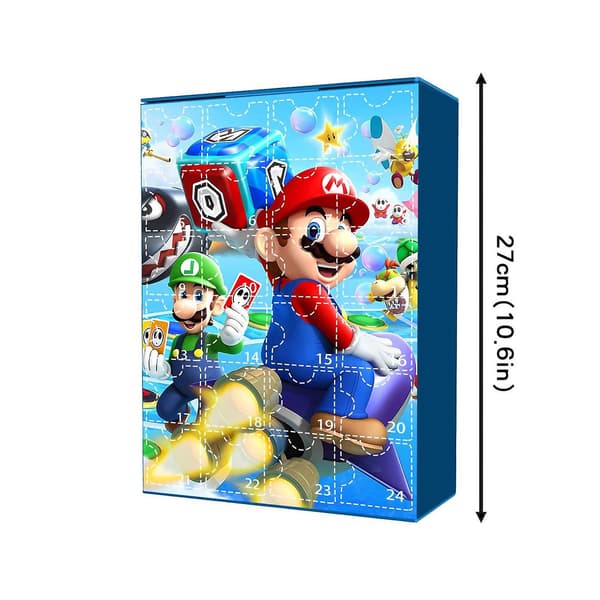 2025 Super Mario Julekalender: 24 Figurer til Nedtælling til Jul
