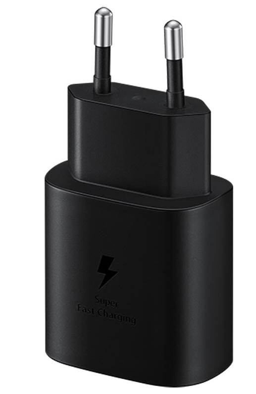 25 W SAMSUNG Hurtig USB-C med kabel sort sort