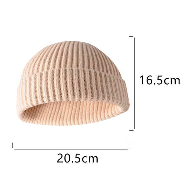 Fiskermössa for menn og kvinner, vintervarme luer svart+beige Black*beige Black*beige