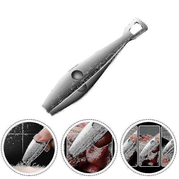 Fiskbensklämma Plockklämma Rostfritt Stål Tjockare Stål Bredda Handtaget. (silver)(1st)