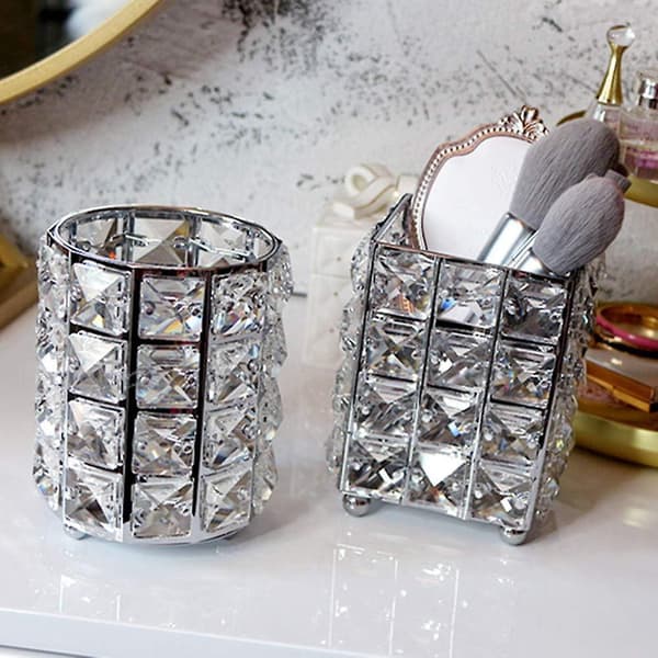 Makeupbørsteholder Organizer Kosmetiske Børster Opbevaring Eyeliners Øjenbrynspen Beholder Kop