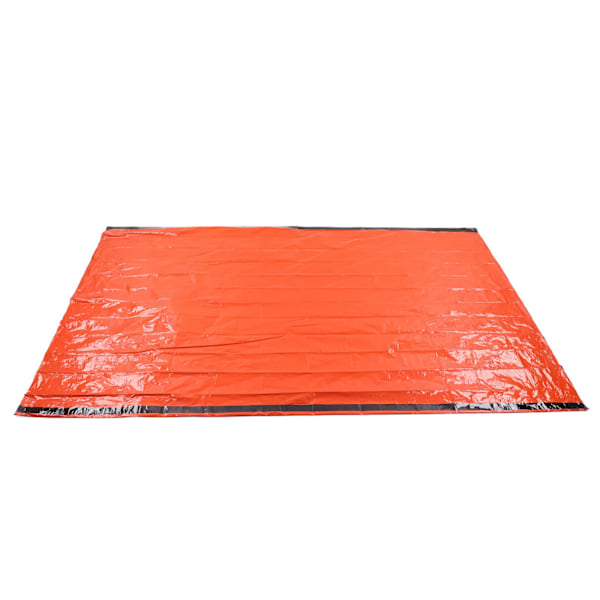 Tält Nödskydd Övernattning Skyddande Enkellager Varmt Aluminiumtält med Armband för Jordbävningshjälp Orange 0.3