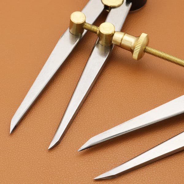 General Tools Precision Blyantskompas, inklusive Tegneværktøjer, Tegneværktøjer, Geometri Sæt, Tegnekompas (Pakke med 2)