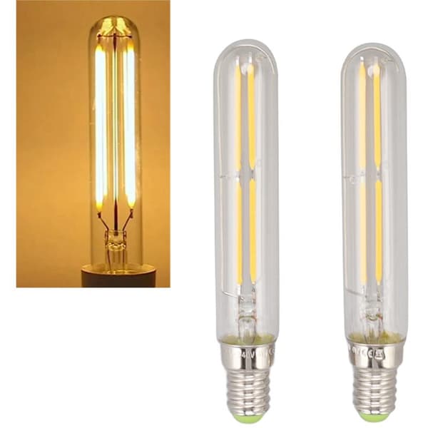 LED-lampa 4W E14 2300K T20x120 Transparent med A+ Energiklass