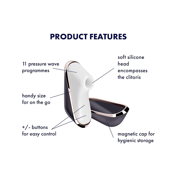 Satisfyer: Satisfyer Pro Traveler, Lufttryksstimulator Purple ABS plastic, Silicone