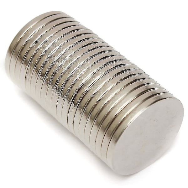 20 kpl 20x2mm N52 pyöreät kiekkomagneetit, supervahvat harvinaiset maametallimagneetit