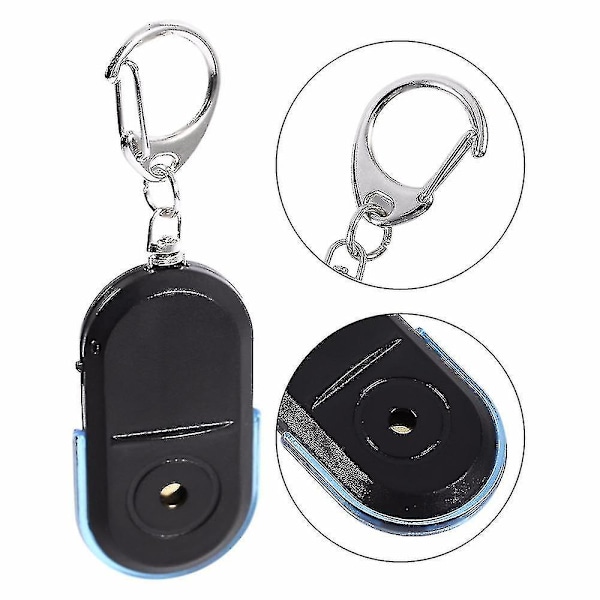 Anti-lost nøglefinder nøglebrik med LED-lys