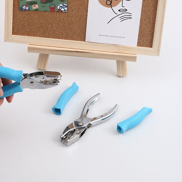 Metall Enkel Hålslag Präglingsverktyg Scrapbooking Stansar DIY Pappersskärare Triangle