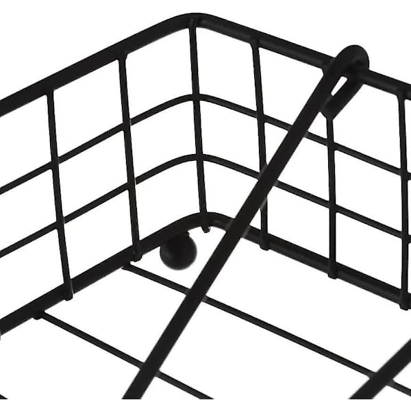 19 x 19 cm Hushållspappershållare i Metall, 1 st (svart)