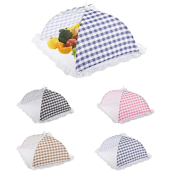 4 kappaletta ruoan peittoa 12 tuuman ponnahdusverkko ruoan peittoa teltta uudelleenkäytettävä ja kokoontaitettava sateenvarjo peitto näytöt verkko ulkoilma piknik ruoan peitto ruoka kärpänen verkko