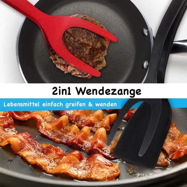 2-i-1 kökstång och stekspade med non-stick beläggning, 2 st