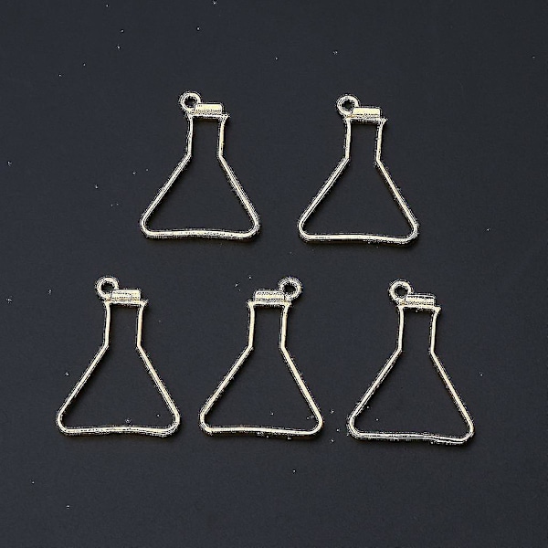 Legering Vetenskap Experiment Cup Pin Tecknad Form Hänge Slipsnål Kläd Dekor