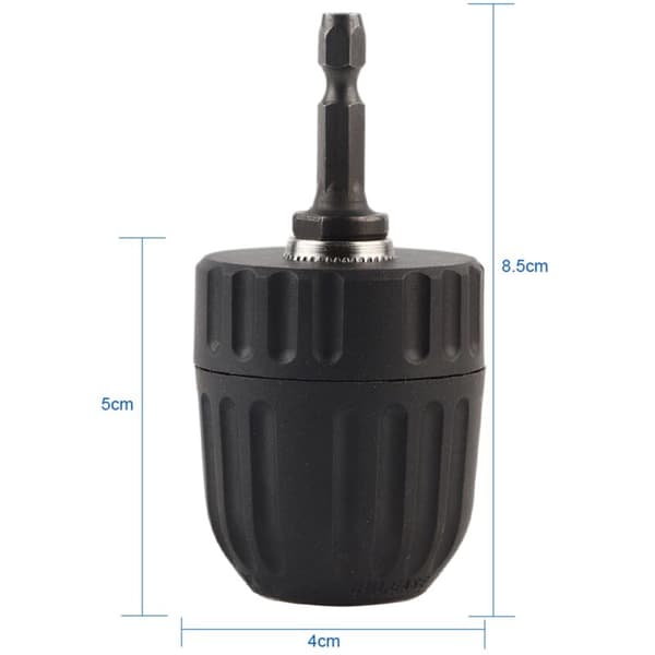3/824UNF 0.810MM Nøkkelfri Drill Chuck med 1/4'' Hex Shank Adapter
