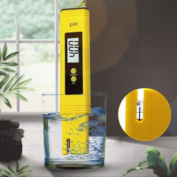 Digital pH-mätare, bärbar pH-mätare, penna, akvarium, vattenkvalitetsdetektor, LCD-display