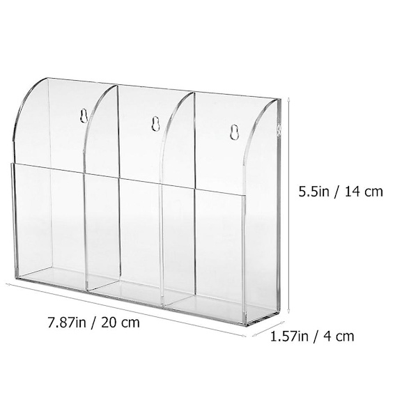 Akryl Fjärrkontroll Förvaringsställ Markör Penna Förvaringslåda (transparent)
