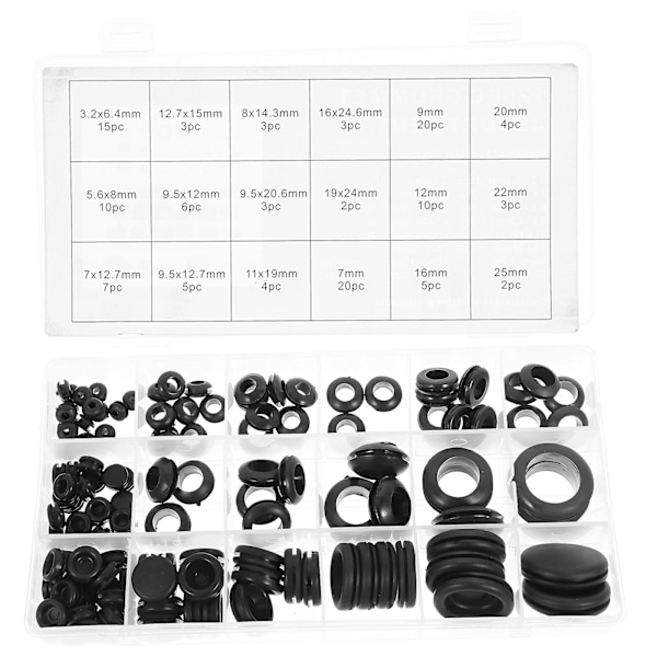 Gummihuller, gummiplugger, gummiring, stik til elektriske apparater, hardware-reparation, klavergrommet