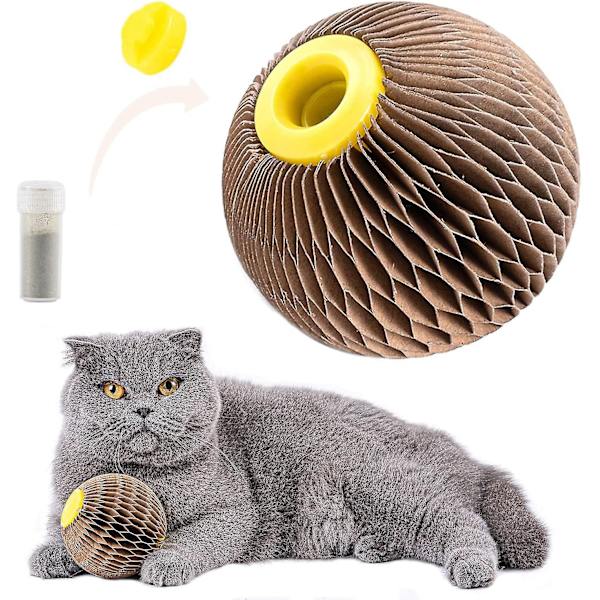 Catnip-lelupallot, kissanminttu-täytettävä raapimispallo, kissan uskollinen leikkikaveri, vähentää lihavuutta ja yksinäisyyttä